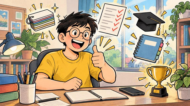 50 questions, 80 flashcards, one ready notebook